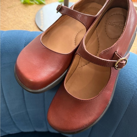 Dansko Brown Leather Mary Jane Comfort Shoes – Size 37 (6.5–7) - Picture 2 of 7